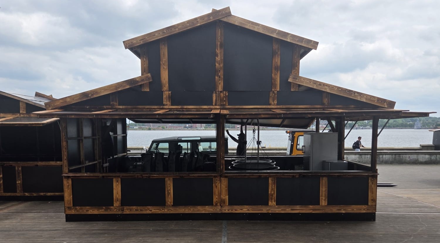 Verkaufsstand Holz